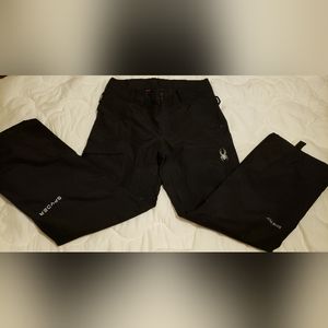 Spyder Men's Black Insulated Ski Snowboard Winter Snow Pants.